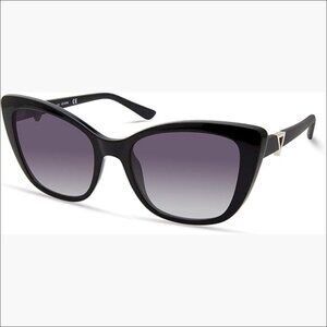 Cat Eye Sunglasses with Acetate Frame and Gradient Smoke Lenses